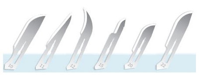 Exel Stainless Steel Surgical Blades Sterile
