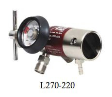 Allied LSP Oxygen Pressure Regulator 0-25 lpm CGA 870 L270-220 2 Check Valves