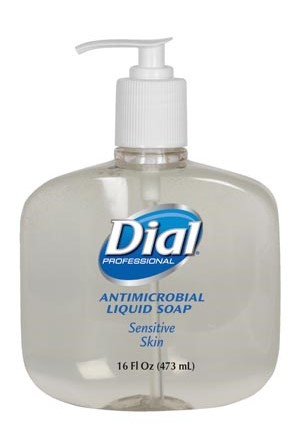 Dial Antimicrobial Liquid Hand Soap Sensitive Skin - USA Medical and  Surgical Supplies
