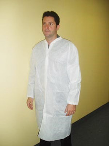 Disposable Lab Coat White