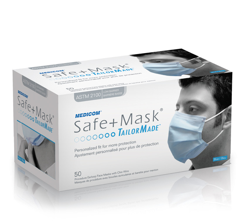 Medicom Medical Mask TailorMade Dual Fit Earloop Face Mask ...