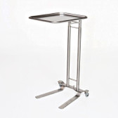 Stainless Steel Mayo Stand Foot-Controlled Height