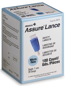 Arkray Assure Lance Safety Lancets-100
