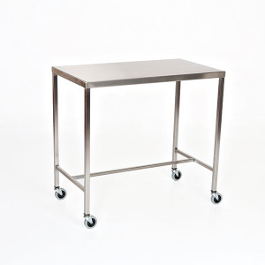 Instrument Table with H-Brace-Stainless Steel