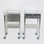 Utility Table with Drawer-Stainless Steel-Single, Double
