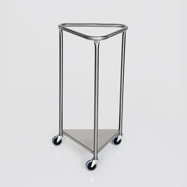 Triangle Laundry Hamper Stainless Steel Usa Medical And Surgical