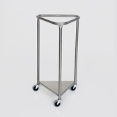Triangle Laundry Hamper-Stainless Steel