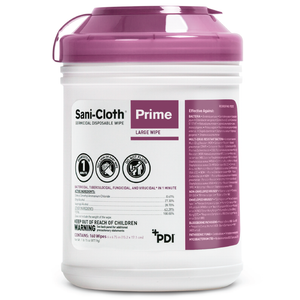 Sani-Cloth Prime Germicidal Disposable Wipes-6x6