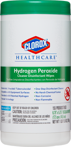 Clorox Hydrogen Peroxide Disinfectant Wipes-6x5