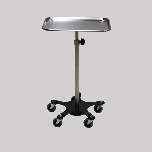 Mayo Stand, Weighted Base Stainless Steel