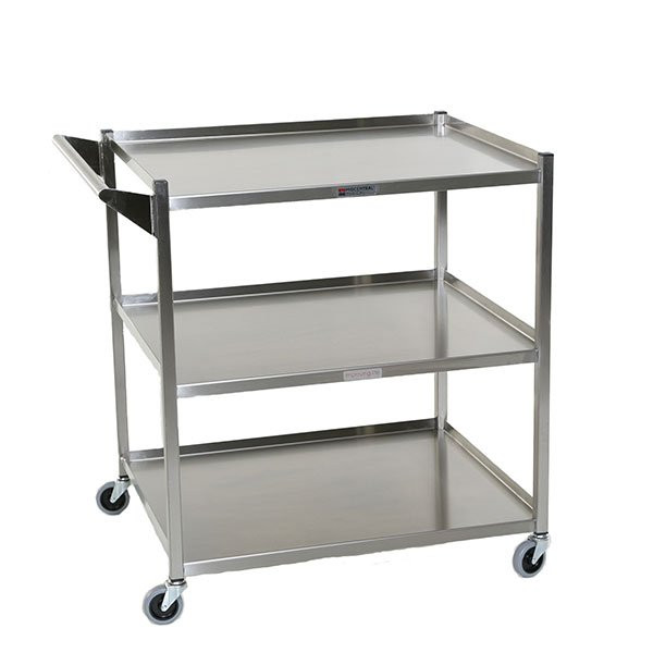 Utility Cart With Shelves - Stainless Steel - USA Medical and Surgical  Supplies
