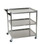 Utility Cart With Shelves - Stainless Steel