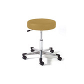 Physician Stool with D Ring Adjustment,Bright Chrome Base