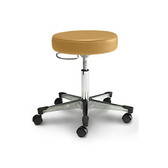 Physician Stool with D Ring Adjustment,Aluminum Base with Toe Caps