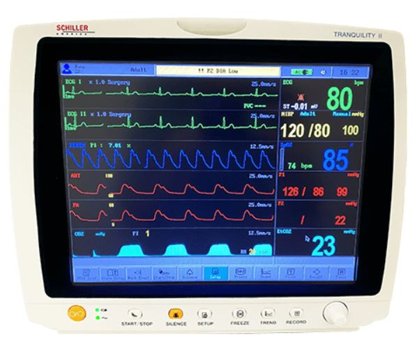 Tranquility II Multiparameter Patient Monitor 12.1in Touchscreen