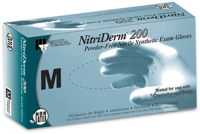 NitriDerm Nitrile Exam Gloves Powder-Free