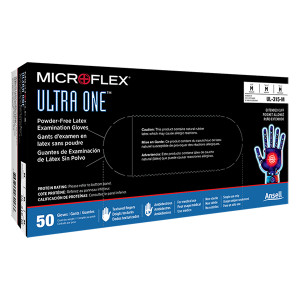 Ansell Microflex Ultra One UL-315 Exam Gloves Box