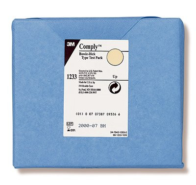 3M Comply Bowie-Dick Test Pack 1233LF - USA Medical and Surgical