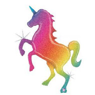 Glitter Holographic  Rainbow Jumbo Unicorn 