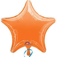 Orange Foil Star
