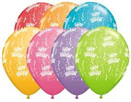 Birthday A Round Pastel Assorted 