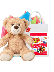 Teddy Bear & 1/2 lb Jelly Belly's