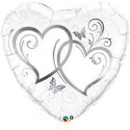Entwined Hearts Silver 