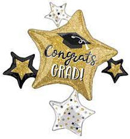 Congrats Grad Sparkle Cluster 