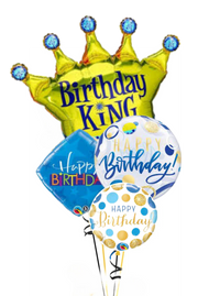 Birthday King Bubble Bouquet 