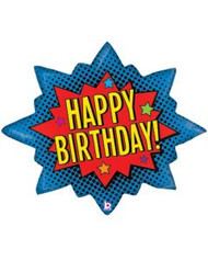 Superhero Birthday Burst