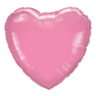 Rose Pink Foil Heart 