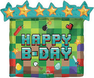 Pixel Gamer Jumbo Happy Birthday