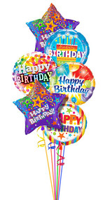 Birthday Mylar Bouquet 