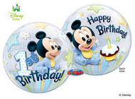 Mickey 1st Birthday Bubble