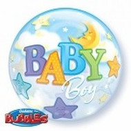 Baby Boy Moon & Stars Bubble
