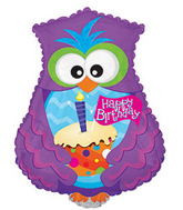 Happy Birthday Owl - Jumbo