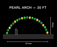 Pearl Arch - 20 Ft