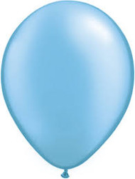 11" Pearl Light Blue Helium Filled w/ Hi Float 