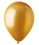 11" Metallic Gold Helium Filled w/ Hi Float 