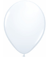 16 inch White Helium filled latex w/ Hi float 
