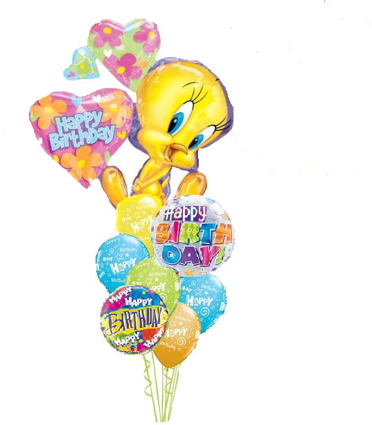 Tweety Bird Birthday Bouquet Balloons To Go