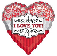 I Love You Silver Foil