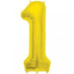 Foil Number 1 - Gold