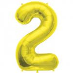 Foil Number 2 - Gold