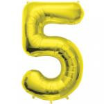 Foil Number 5 - Gold