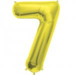 Foil Number 7 - Gold