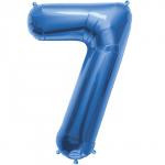 Foil Number 7 - Blue