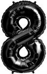  Foil Number 8 - Black