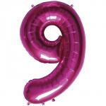  Foil Number 9 - Pink