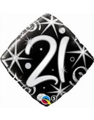 21st Birthday Elegant Sparkle